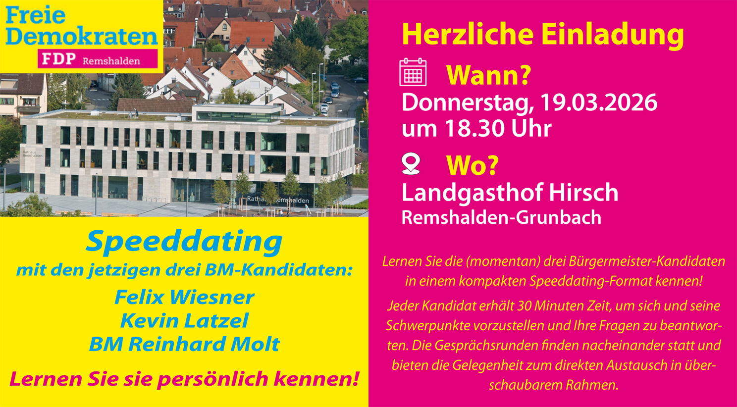 Einladung BM Kandidaten